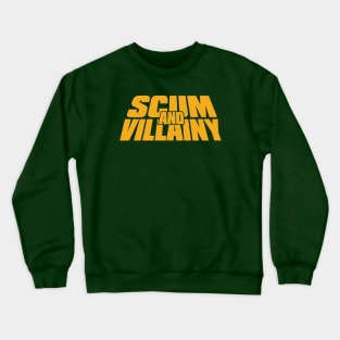 Scum and Villainy distressed Logo Crewneck Sweatshirt